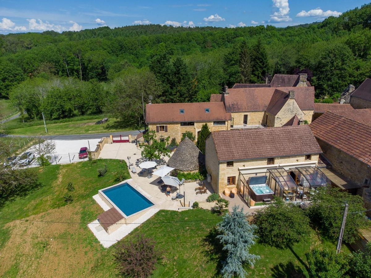 Aux Bories De Marquay, Chambres D'Hotes B&B Avec Piscine Et Spa Pres De Sarlat Exterior photo